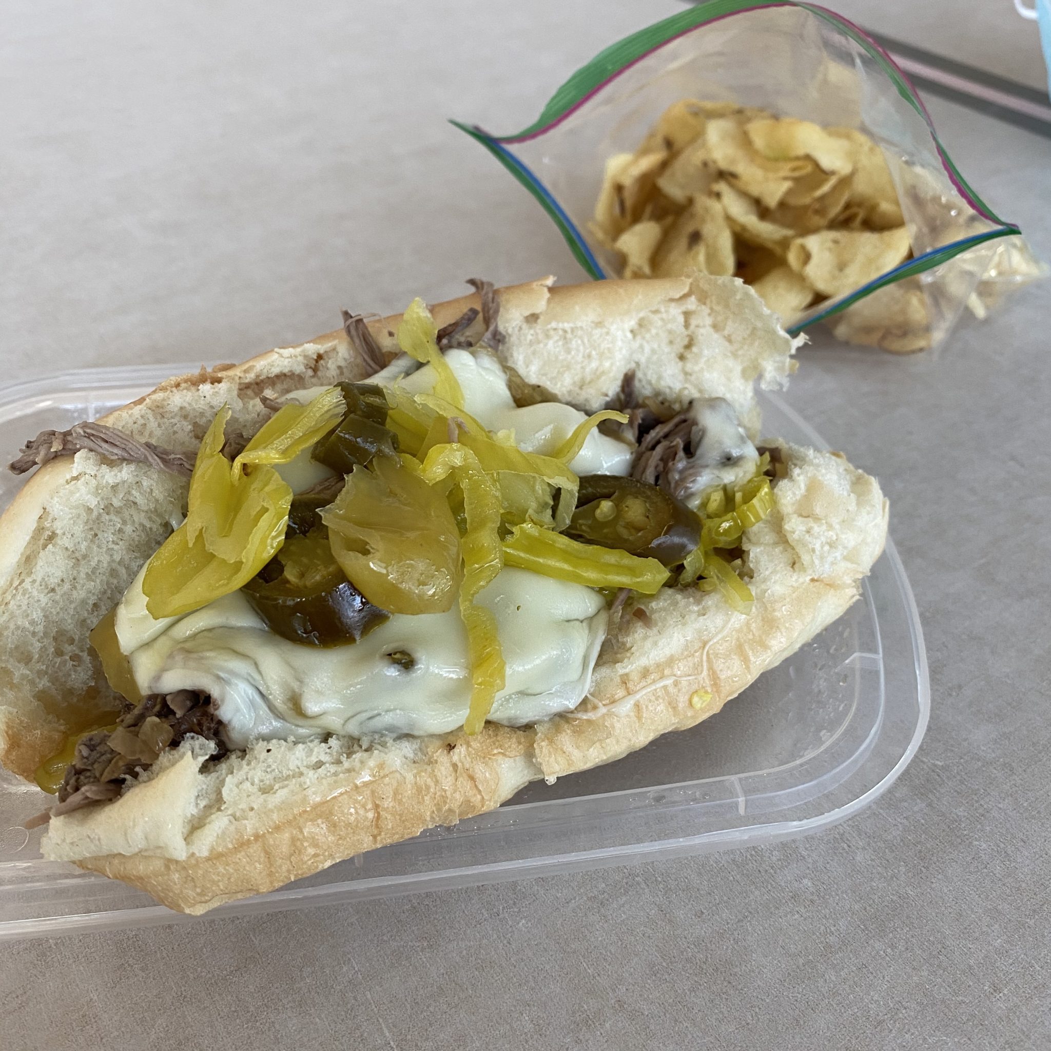 Slow Cooker Spicy Beef Brisket Sandwiches & Kettle Chips The Fit Chemist